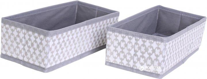 Набір органайзерів 2 шт 14*29*9 см Сірий 485593, фото 1