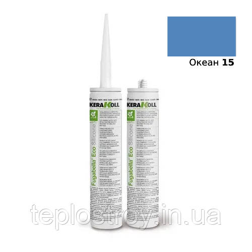 Силіконовий герметик Fugabella Eco Silicone 15 (Океан) 310 мл
