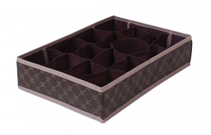 Органайзер 16 ячеек 43*29*9см, Dark Brown, фото 1