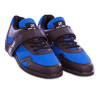 Штангетки обувь для тяжелой атлетики OB-1262 39 Черно-синий (06363045)