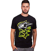 Футболка мужская Alpinestars Ronson CO-4481 S Черный (06508114)