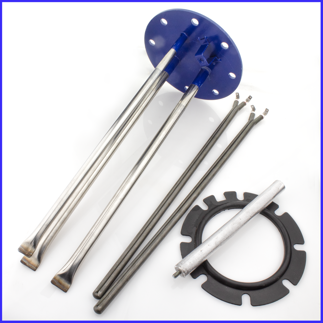 Фланець з анодом і прокладкою для бойлера AEG (D=180mm)