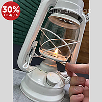 Керосиновая лампа Огонек, Керосиновая лампа + набор фитилей 4 шт в подарок