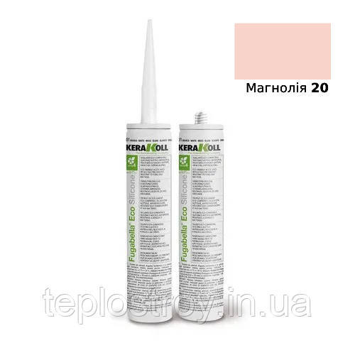 Силіконовий герметик Fugabella Eco Silicone 20 (Магнолія) 310 мл