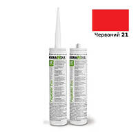 Силіконовий герметик Fugabella Eco Silicone 21 (Червоний) 310 мл