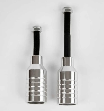 Комплект алюмінієвих пегів від ТМ "Best Scooter" для трюкових самокатів PD-2066, сріблясті