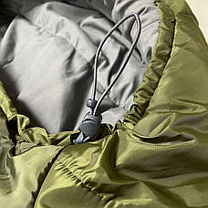Спальний мішок Campout Linden (-1/-7°C), 195 см - Right Zip, Khaki (PNG 249446), фото 3