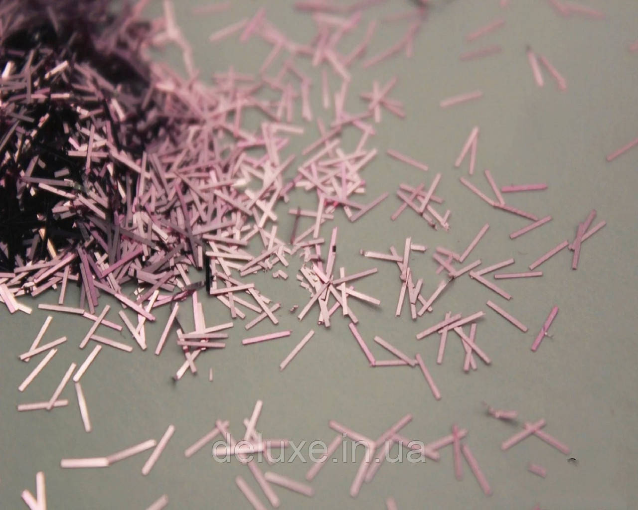 Гліттери, рожевий нитка, 10г, фото 1