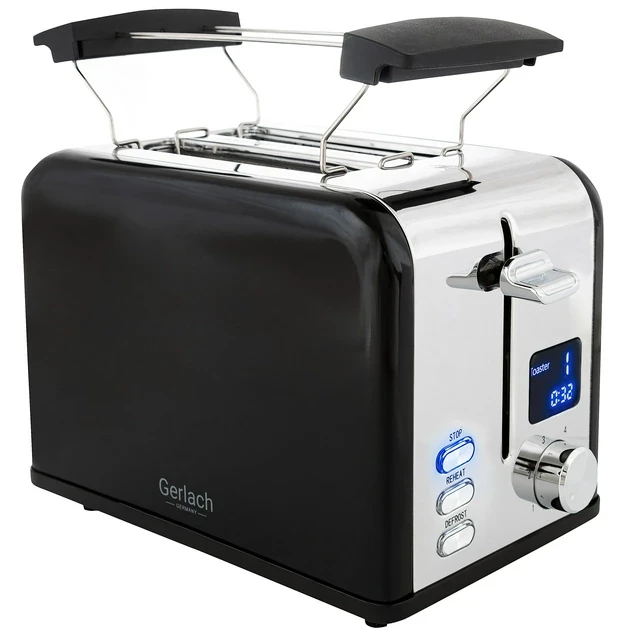 Тостер з РК-дисплеєм Gerlach GL 3221 black