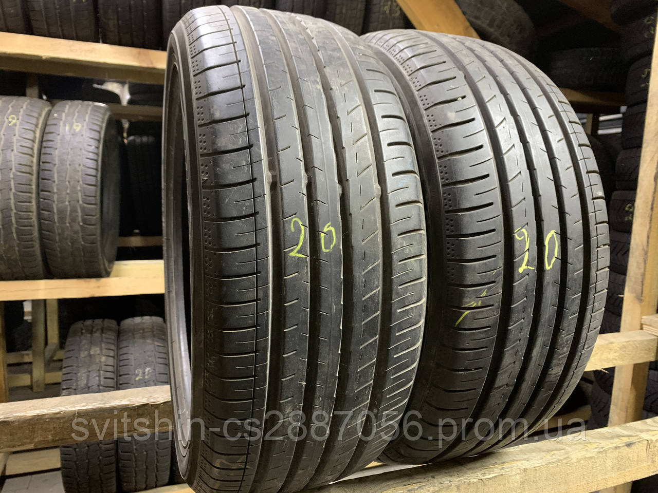 Шини літо 225/45R17 Yokohama BluEarth-GT 7мм 20рік, фото 1