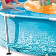 Басейн каркасний круглий 305 x 76 см Intex Metal Frame Pool 28206 Морський принт, 4485л,, фото 4