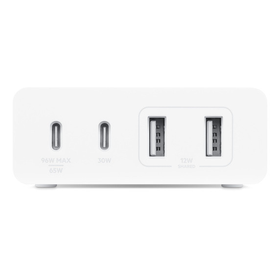 Мережевий Зарядний Пристрій Belkin Home Charger 108W GAN Dual USB-С/USB-A (WCH010VFWH), фото 1