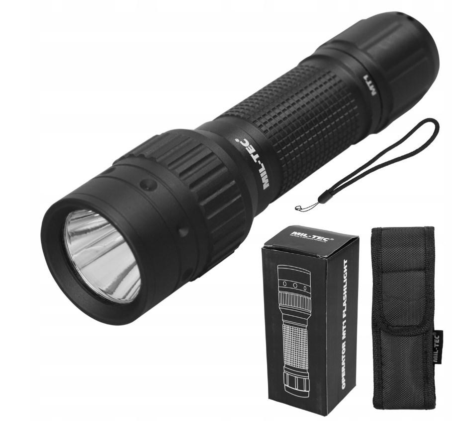 Ліхтарик світлодіодний Strum Mil-Tec Operator MT1 350lm 3xAAA  15152900, фото 1
