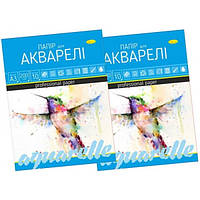 Папка для акварелі А3, 10 л, 200 г/м2 ПА-А3-10