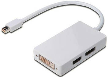 Перехідник Digitus MiniDisplayPort to MiniDisplayPort/DisplayPort/HDMI/DVI (AK-340509-002-W)