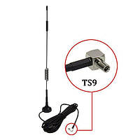 4G антенна TS9 на магните 7дБ, кабель 3 метра