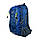 Туристичний рюкзак "Leadhake", 38 л, два відділи, чохол від дощу, жорсткий каркас, розміри: 55*35*20 см, синій, фото 6