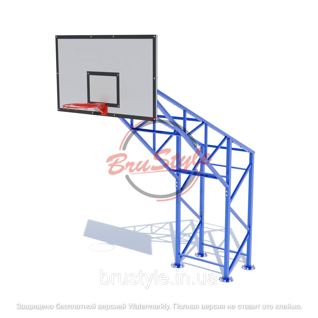 Стойка баскетбольная на 4 опорах SG418 - фото 1 - id-p1301498312