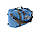 Брезентова сумка-рюкзак, 22 л, одне відділення, кишеня, ручки, ремінь знімний, розмір: 50*28*16 см, синій, фото 2