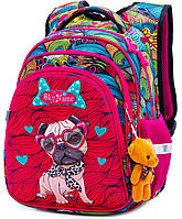 Дитячий шкільний рюкзак R2-174, для дівчинки  Winner SkyName, розмір: 30*18*37см червоний