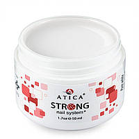 Гель для нарощування нігтів Atica STRONG GEL PURE WHITE (МОЛОЧНИЙ) 50 мл (85435)