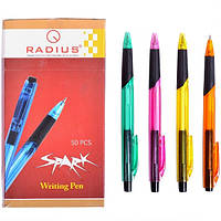 Ручка шариковая Radius Spark синяя, 50 шт.