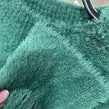 Жіночий теплий светр стійка зелень, фото 5