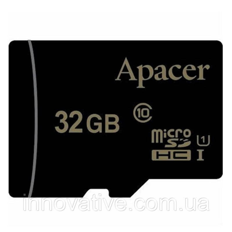 Картка пам'яті Apacer MicroSDHC 32 GB CLASS 10 UHS-I (Чорний)