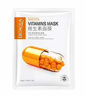 Тканинна маска-невидимка для обличчя BIOAQUA Vitamin B2 30 г