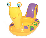 Дитячий надувний плотик Bestway 34102 "Равлик" (163х66 см), фото 4