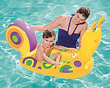 Дитячий надувний плотик Bestway 34102 "Равлик" (163х66 см), фото 8