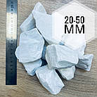 Натуральний камінь для декору, Фракція Біла Мармурова крихта 20-50 мм 10кг, фото 2