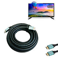 Кабель HDMI-HDMI 2.0 4К*2К 10м ндма кабель-удлинитель, ашдимиай/хдми шнур для телевизора и монитора (ZK)