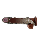 Насадка на член з вібрацією із кільцем для яєчок Pretty Love Carson Penis Sleeve, фото 6