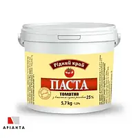 Продукт томатный Паста 25% ТМ Родной край 5,7 кг