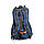 Рюкзак туристичний 701-C, два відділи внутрішні кишені, нижня кишеня. стяжки, розмір 55*35*20см синій, фото 4
