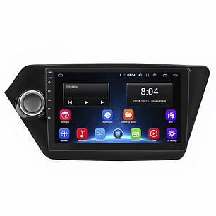 Штатна магнітола Lesko для Kia K2 III (QB) 2011-2017 екран 9" 2/32Gb Wi-Fi GPS Base Кіа, фото 1