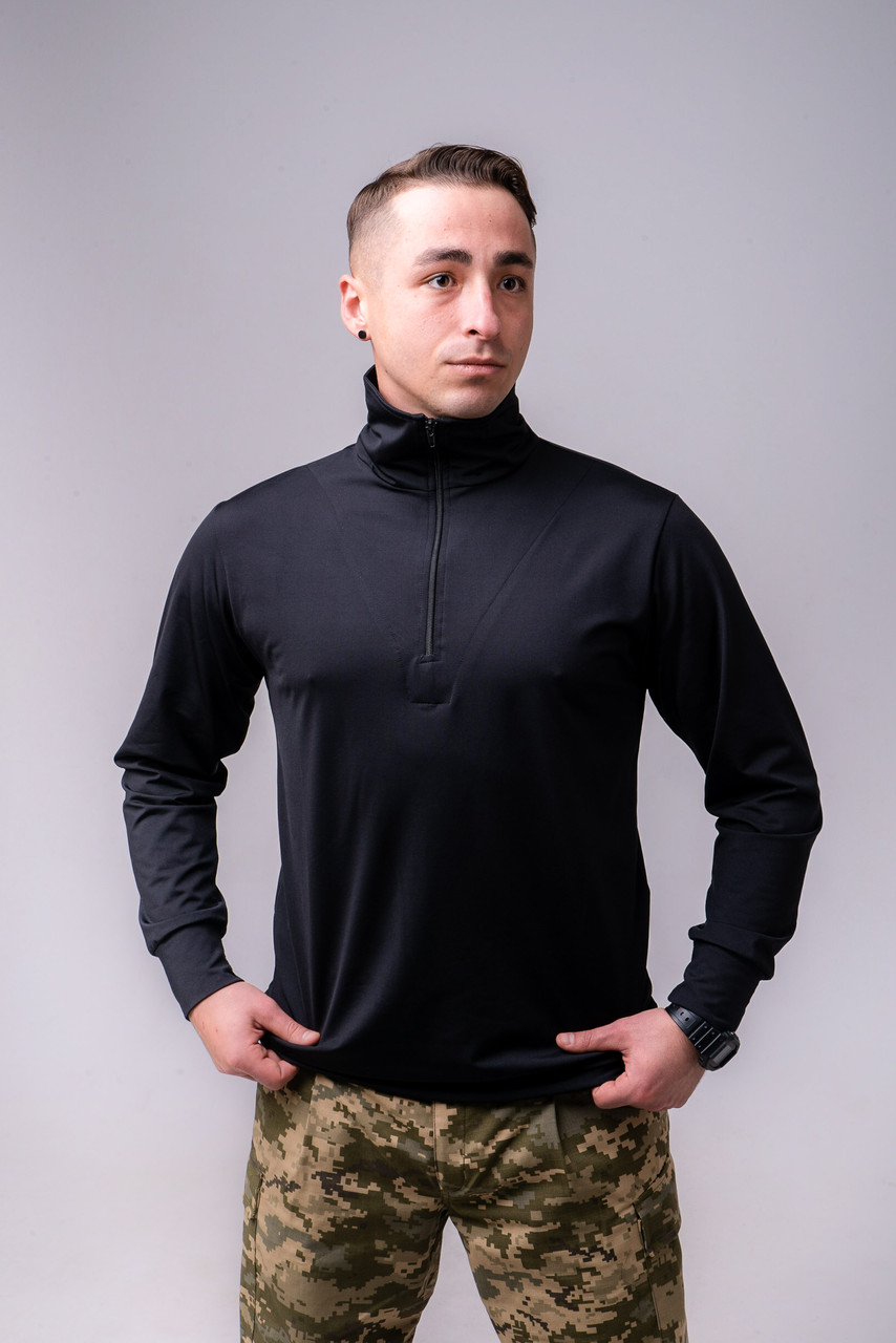 Чоловічий гольф під горло (чорний) 46, фото 1