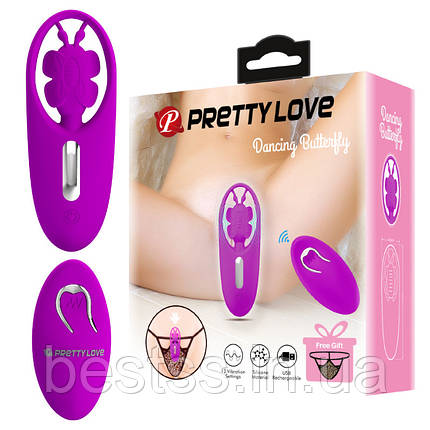 Вібратор - Pretty Love Dancing Butterfly Stimulator Purple, фото 1