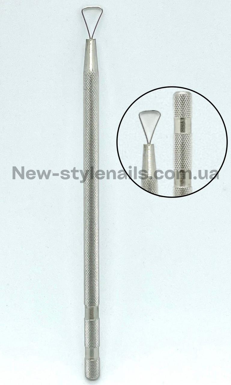 Пушер металевий для манікюру