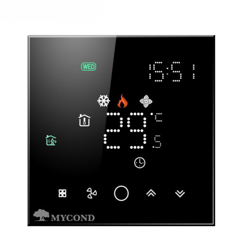 Терморегулятор для внутрішньопальних конвекторів Mycond Block Black 220V Wi-Fi