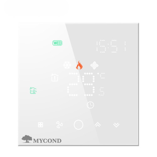 Терморегулятор для внутрішньопальних конвекторів Mycond Block White 24V Wi-Fi, фото 1