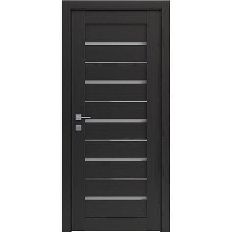 Двері колекції Modern модель Lazio ПГ (з вставкою зі скла), Венге, фото 1