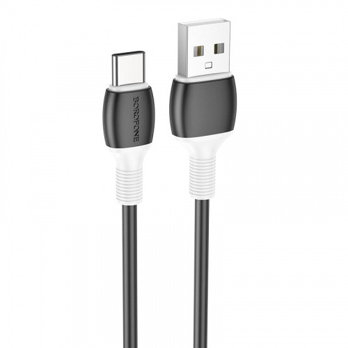 Кабель Borofone BX84 USB - Type-C 3.0A/1m (Чорний)