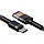 Кабель Baseus Cafule HW USB - Type-C 40W 5A/1m (CATKLF-PG1) (Сiро-Чорний), фото 3