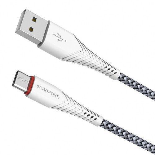 Кабель Borofone BX25 USB - Type-C 3.0A/1m (Білий)