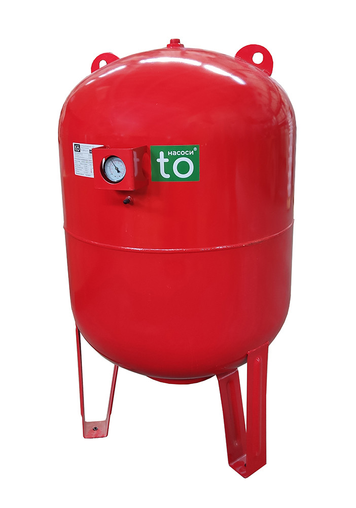 Бак розширювальний 200л вертикальний  фланець 1"1/4 макс 8 бар змінна EPDM мембрана toНАСОСИ
