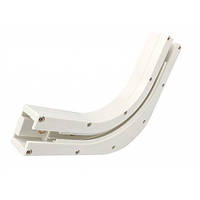 Кутове з'єднання Tervix Pro Line 90° для розумного карниза для штор із керуванням ZigBee