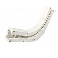 Кутове з'єднання Tervix Pro Line 135° для розумного карниза для штор із керуванням ZigBee