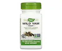 Wild Yam, Natures Way, Корень дикого ямса, 425 мг, 100 веганских капсул